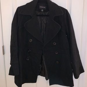 London Fog Black Trench Coat